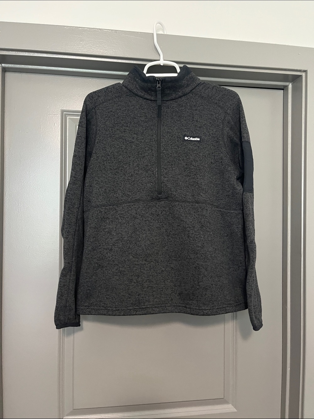 Columbia Men’s/Unisex Dark Charcoal Zip-Up Fleece Pullover